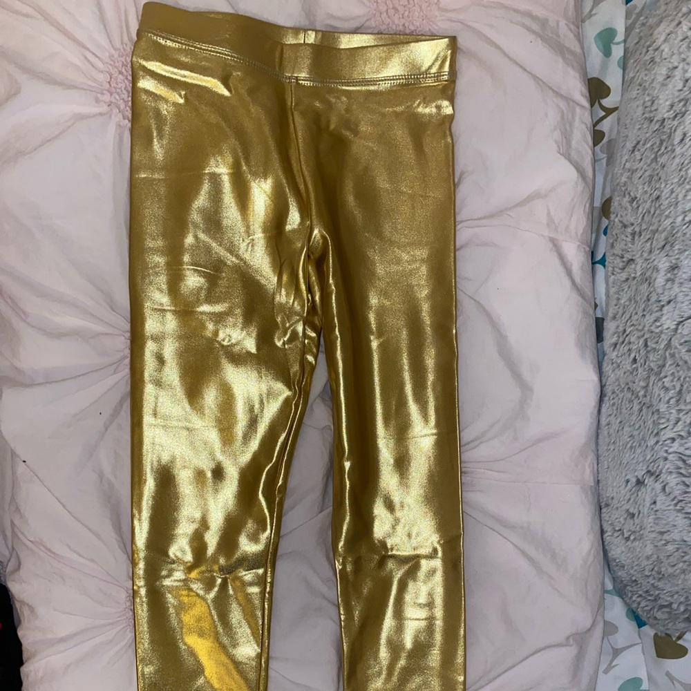 Gold leggings